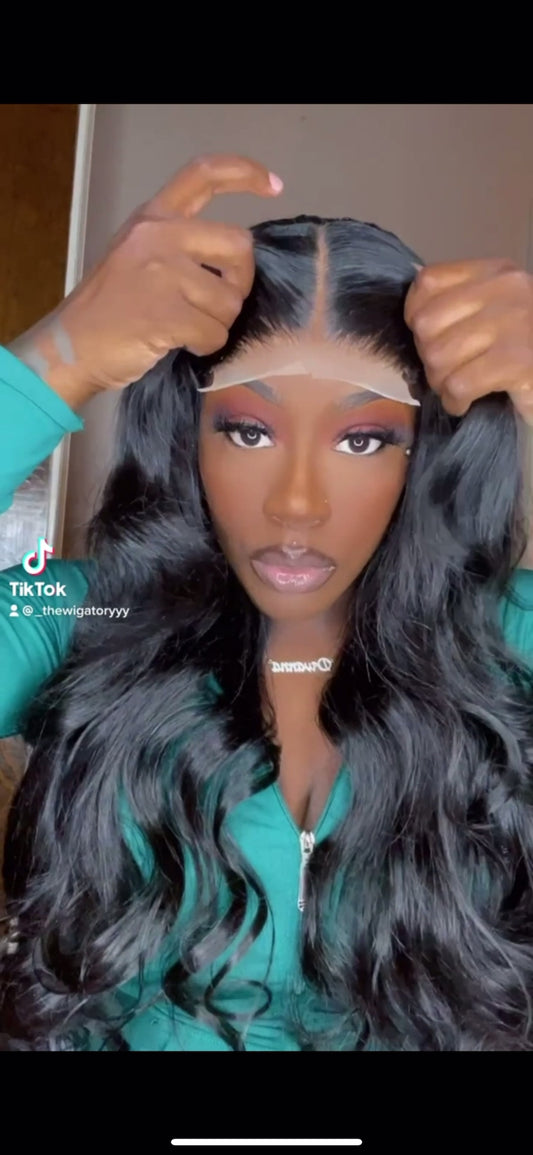 Burmese Body wave Frontal wig (preorder)